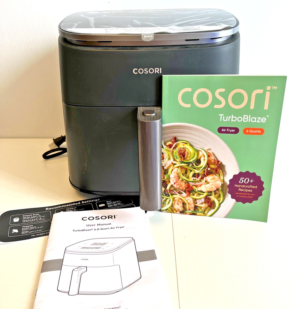 Cosori TurboBlaze Air Fryer 6Qt, Premium Ceramic Coating 90°–450°F