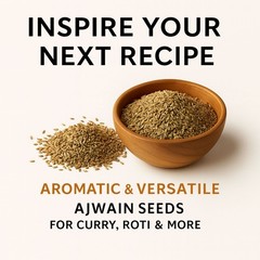 Ajwain Seeds (Carom Seeds) 5 lbs. – Aromatic Spice for Cooking & Health Benefits