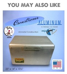 Vintage Egg Carrier Holder Aluminum Metal Storage Box Camping France Lightweight
