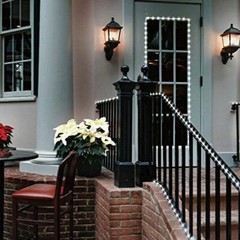 10/25/50/100/150FT Cool White Thick LED Rope Lighting Accent Indoor Outdoor