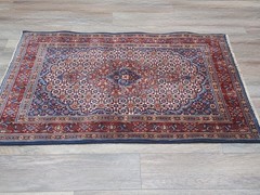 Turkish Silk&Wool Hand Made Bohemian Royal Classic Design, Turkish Rug 3×4.6 Ft