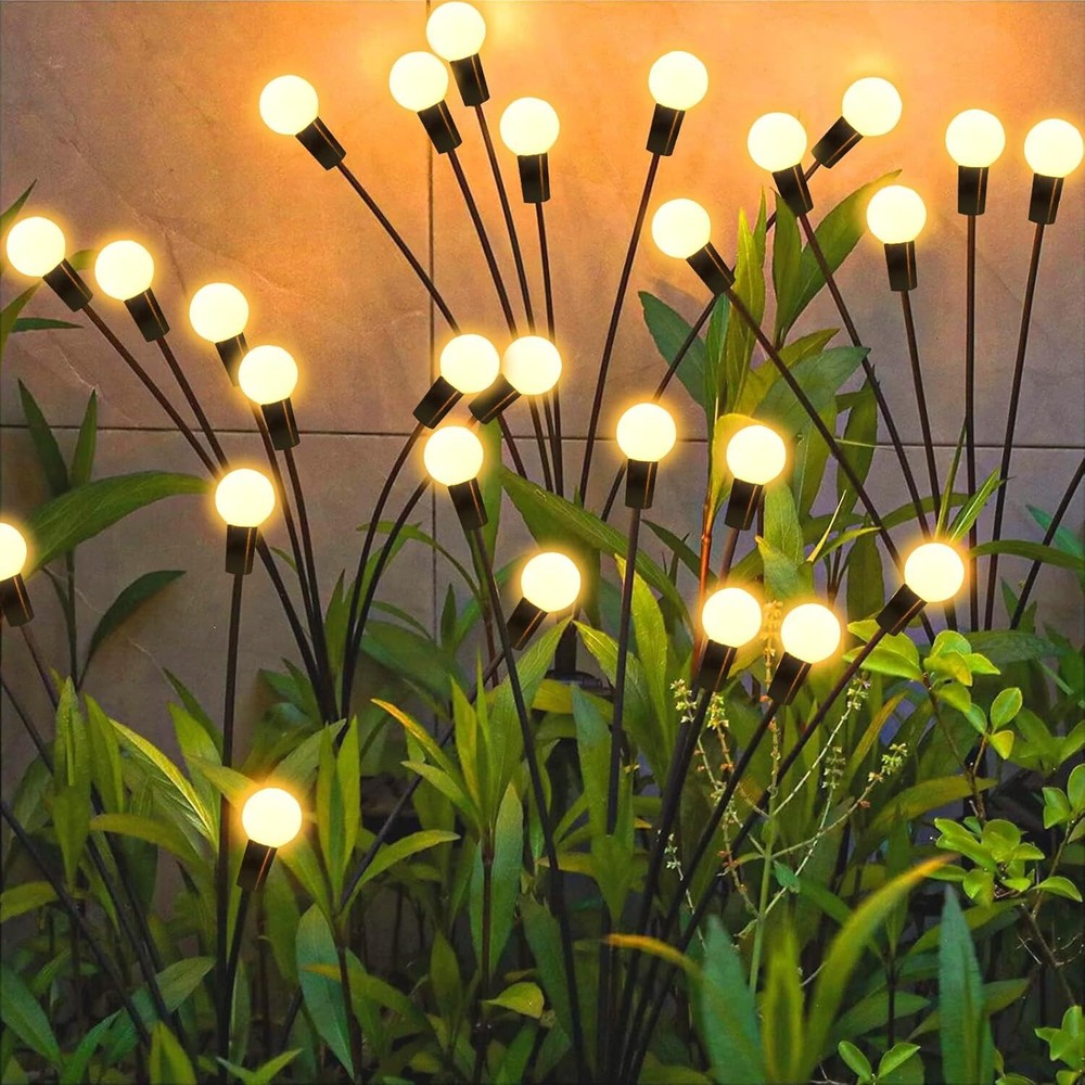 Outdoor Lights Decorative Waterproof Lights 8 LED Bulb Firefly Light 800mAh 2024