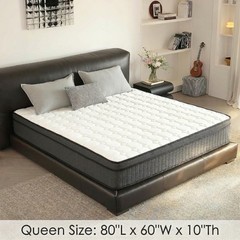 Fiberglass Free Breathable Mattress 2 Size for Pressure Relief, CertiPUR-US
