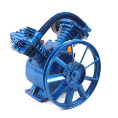 175psi V Style 2 Cylinder Air Compressor Pump Motor Head Double Stage Air Tool
