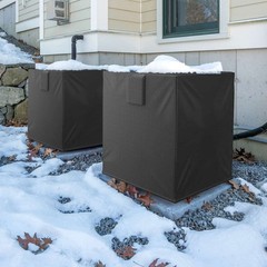 Waterproof Air Conditioner Cover Heavy Duty Central AC Outdoor Protector Square