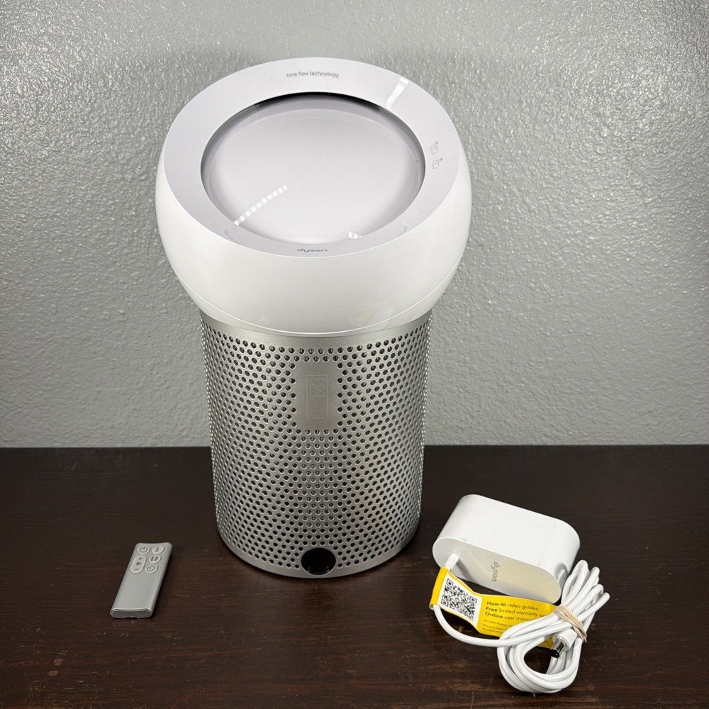 Dyson BP01 WS Pure Cool Me Fan Air Purifier White Silver + Remote / Power Cord