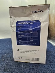 Sejoy Air Purifier 3-Stage Filtration 120V 60Hz For Table And Desktop