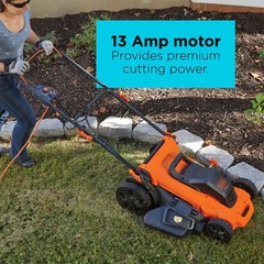 BLACK+DECKER Electric Lawn Mower, Corded, 13-Amp, 20-Inch – MM2000