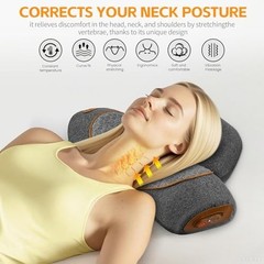 Callixe Thera Pillow Massage Neck Hump, TheraPillow Massager with Heat