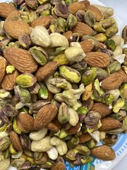 Raw Cashews Raw Almonds Raw Shelled Pistachios Fiesta Gourmet Mix by Agro Sun