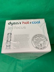 Dyson AM09 Hot+Cool Tower Fan – White/Silver – NEW
