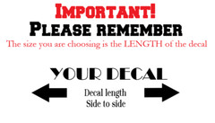 Custom Text Vinyl Lettering Sticker Decal Personalized -ANY TEXT – ANY NAME-