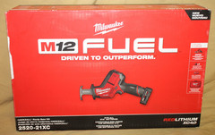 Milwauke 2520-21XC, M12 FUEL Hackzall Reciprocating Saw Kit – FREE SHIPPING