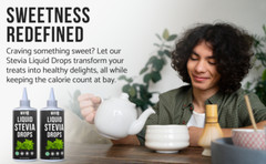 WHYZ Liquid Stevia Drops 8oz Plant-Based, Zero Calorie Sweetener, 1,183 Servings
