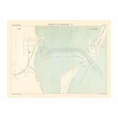 Old Map of Tunis 1888 – Vintage Tunisia Art Wall Decor Print
