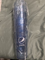 Set of 6 Pepsi Restaurant Blue Plastic Tumblers Cups 16oz NEW!!!