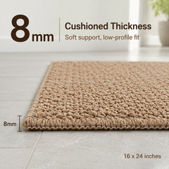SUPER Water Absorbent Bath Mat Non-Slip Quick Dry Bathroom Shower Rug 24″