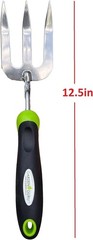 Garden Guru Stainless Steel Hand Weeder Fork Tool – Rust Resistant Stainless