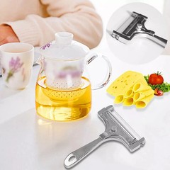 Cooking Hard Cheese Slicer Adjustable Stainless Steel Wire Cutter Kitchen Tool