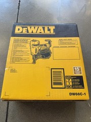 DEWALT Pneumatic 15-Degree Coil Corded Siding Nailer DW66C-1 BRAND NEW