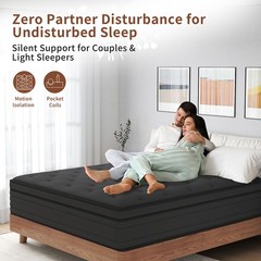 8″/12″/14″ Twin Full Queen King Mattress Gel Memory Foam Hybrid Spring In a Box