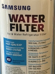 NEW- Samsung HAF-QINS/EXP DA97-17376B Refrigerator Water Filter- FAST SHIPING