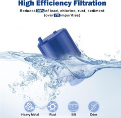 Water Filter Replacement for RF-9999® Faucet, NSF Certified, 2/3/4/6/8/12 Pack