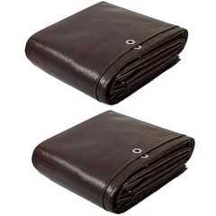 Heavy Duty Poly Tarp 5/10/12/16/20 Mil Waterproof Tarpaulin Cover w/ Grommets