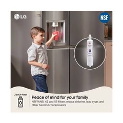 LG Genuine LT600P 6 Month/300 Gal Replacement Refrigerator Water Filter (White)