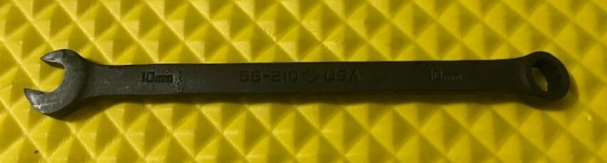 Armstrong 56-210 10mm Long Length Open End Combination Wrench 12pt. USA
