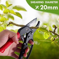 Premium German Pruning Shears Ergonomic HeavyDuty Hand Pruners for Precision