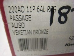 2 yes 2 Kwikset 200AO-11P Aliso Passage Door Lock VENETIAN BRONZE 92001-575