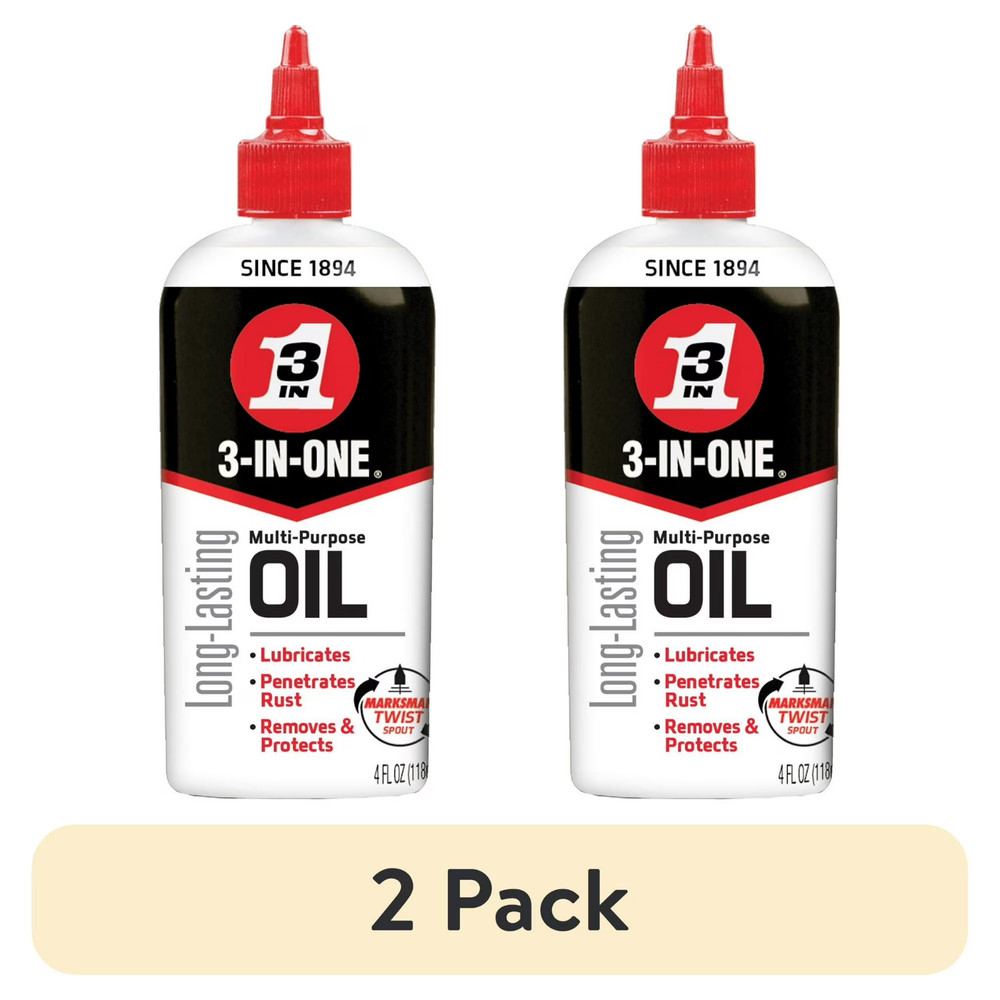 3-IN-ONE Multi-Purpose Oil with Marksman Spout, 4 fl. oz