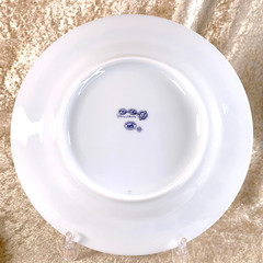 Hermes Paris Dessert Plate Chaine d’Ancre Porcelain Tableware Set of 2 with Box