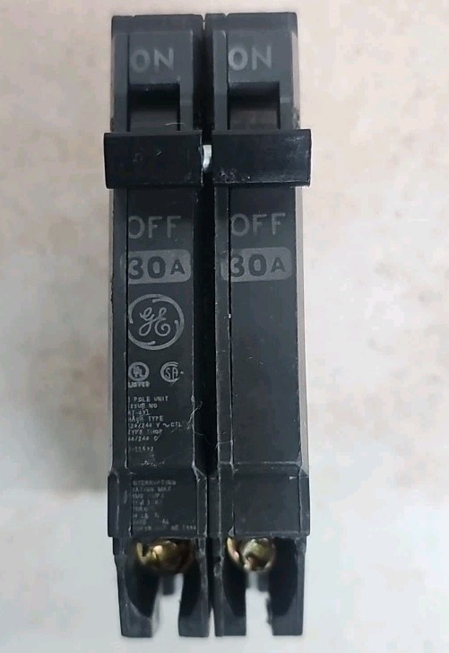 GE THQP THQP230 2 Pole 120/240V 30 Amp Circuit Breaker NT