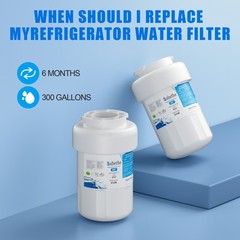 6 Pack New GE MWF MWFP GWF 46-9991 Smartwater Fridge Water Filter