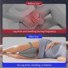 Memory Foam Knee Pillow for Side Sleepers Sciatica Hip Joint Back Pain Relief