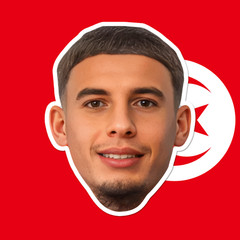 Tunisia Coast National Team Big Head Cutout – Ali Abdi, Anis Ben Slimane