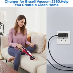 1PCS 14.4V-0.3A Output Charger Fit For Bissell Vacuum Cleaner 2390 2390A