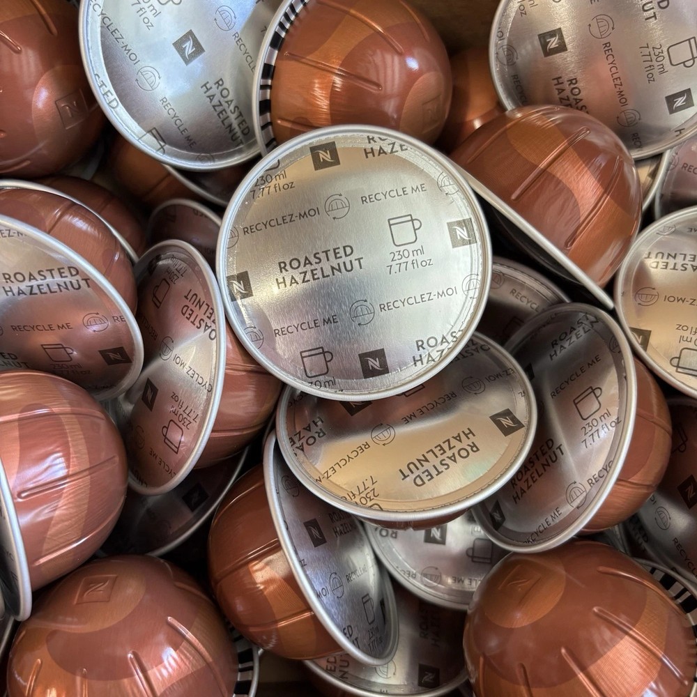 Nespresso Vertuo Roasted Hazelnut Medium Roast Coffee Pods 30ct LOOSE/BULK