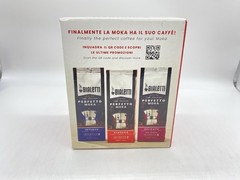 Bialetti Moka Express Iconic Italian Stovetop Espresso Maker Silver, 3 Cups