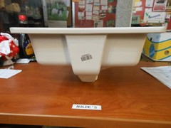 Porcher Marquee Undercounter Lavatory Medium Square Sink 12080-00.001 ( DN6293)