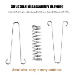 Shade Sail Springs Tension 10 Kit for Triangle Rectangle Sun Shade Sail