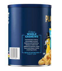 PLANTERS Deluxe Salted Whole Cashews, Party Snacks, Protein 18.25oz (2 PACK)