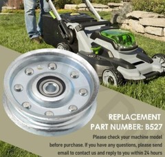 B527 PULLEY IDLER, OD-3.25″, ID-3/8″ For Sw-isher Lawn Mower