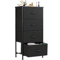4 Fabric Drawer Dresser for Bedroom, Storage Organizer Unit Chest of Tower