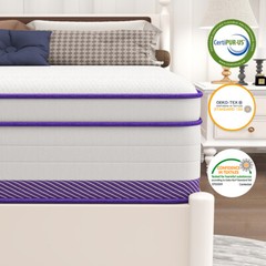 12/14 Inch Mattress Memory Foam InnerSpring Twin Full Queen King Size In A Box