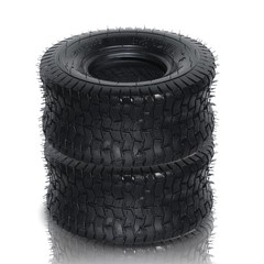 Two 15×6.00-6 15×6-6 15x6x6 Lawn Mower Garden Tractor Turf Tires 2 Ply Rated