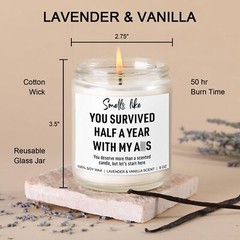6 Month Anniversary Candle for Boyfriend Girlfriend – 6 Months Wedding Annive…