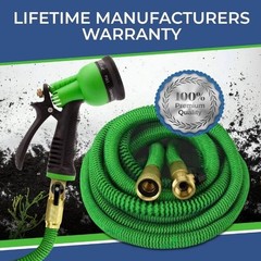 50FT 100FT 4X Stronger Deluxe Heavy Duty Expandable Flexible Garden Water Hose